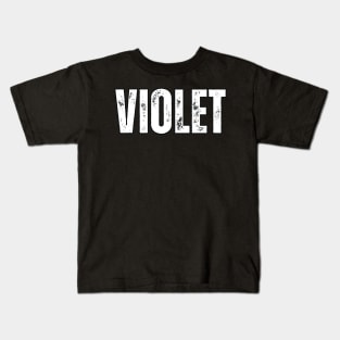 Violet Name Gift Birthday Holiday Anniversary Kids T-Shirt